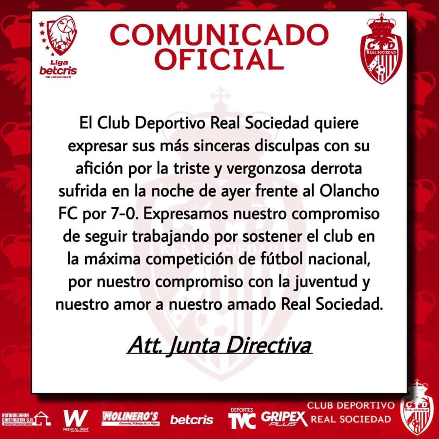 Comunicado.