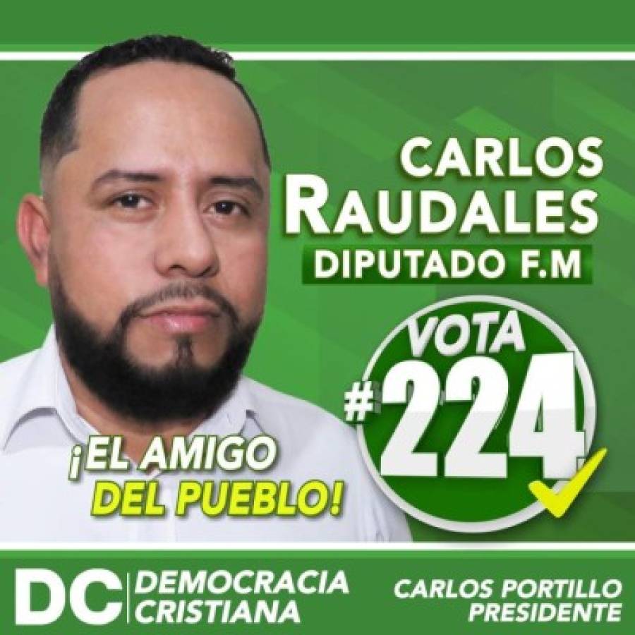 Ellos son los 23 candidatos a diputados por la Democracia Cristiana en Francisco Morazán