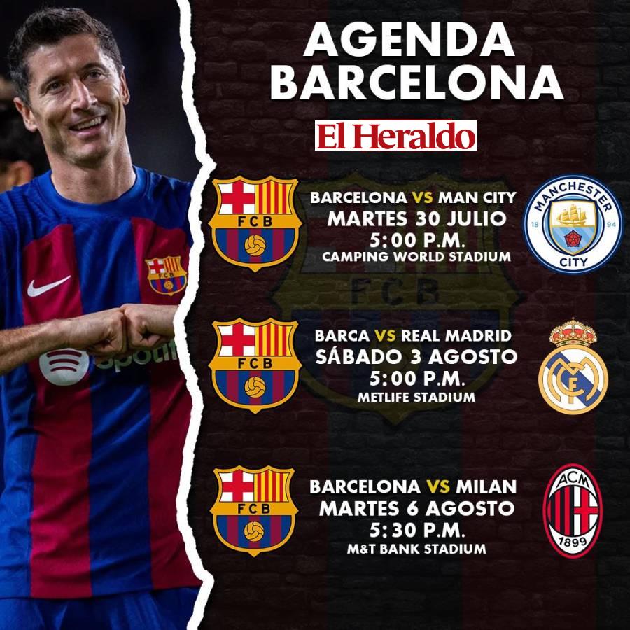 Barcelona y Real Madrid: Fecha, hora y dónde ver la gira por USA de pretemporada