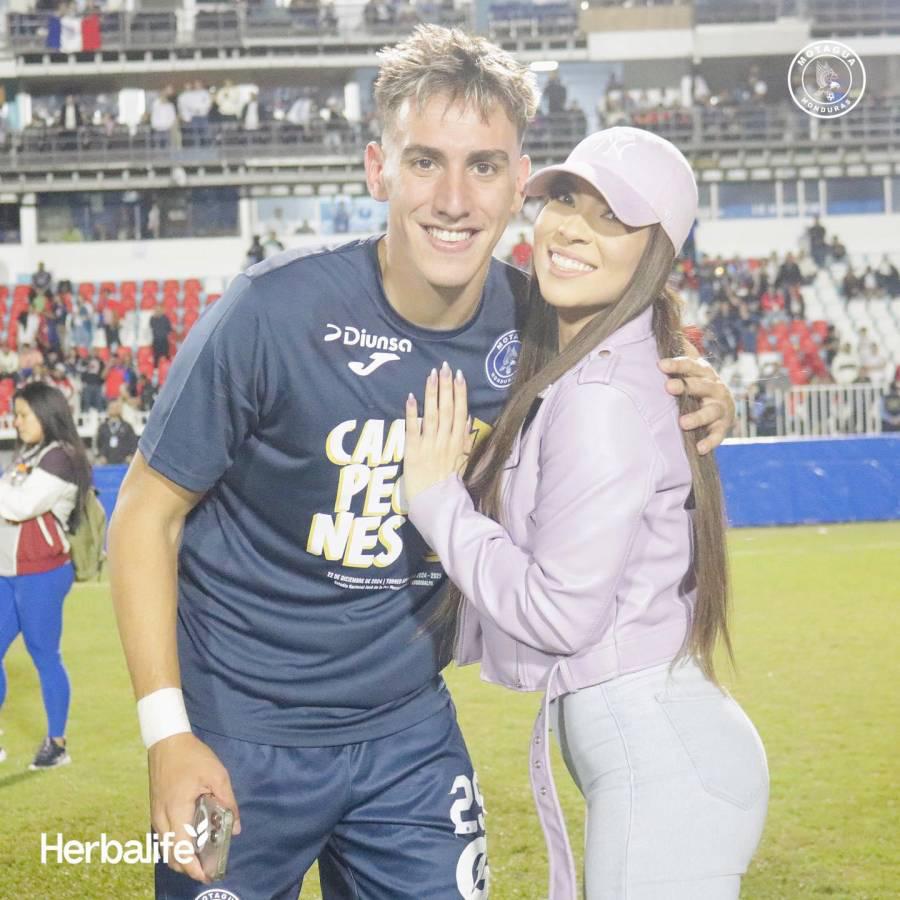 Esposas y novias de jugadores; así celebraron el título 19 del Motagua