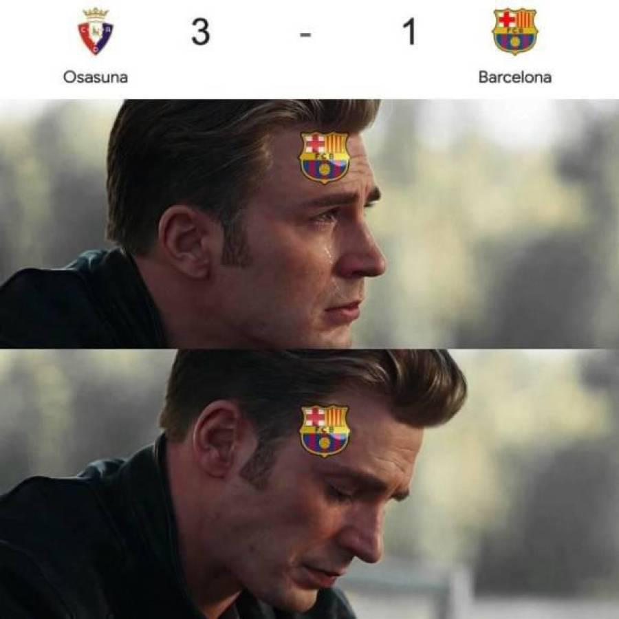 Los divertidos memes que dejó goleada a Barcelona por Osasuna