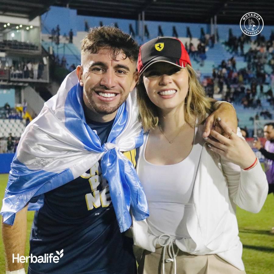 Esposas y novias de jugadores; así celebraron el título 19 del Motagua