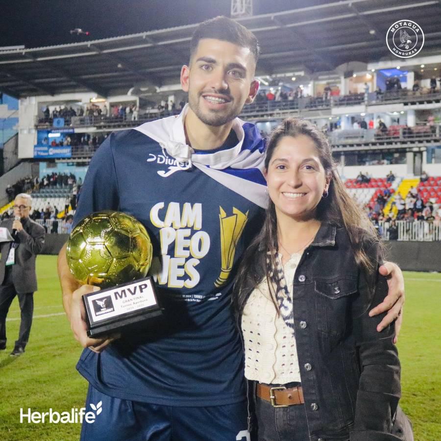 Esposas y novias de jugadores; así celebraron el título 19 del Motagua