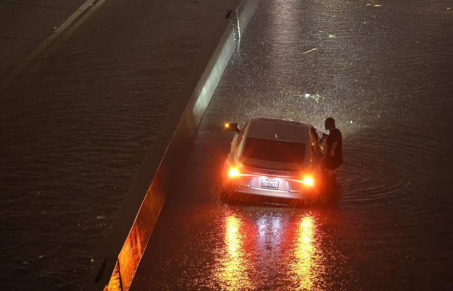 Los estragos que dejó Hilary en su paso por California