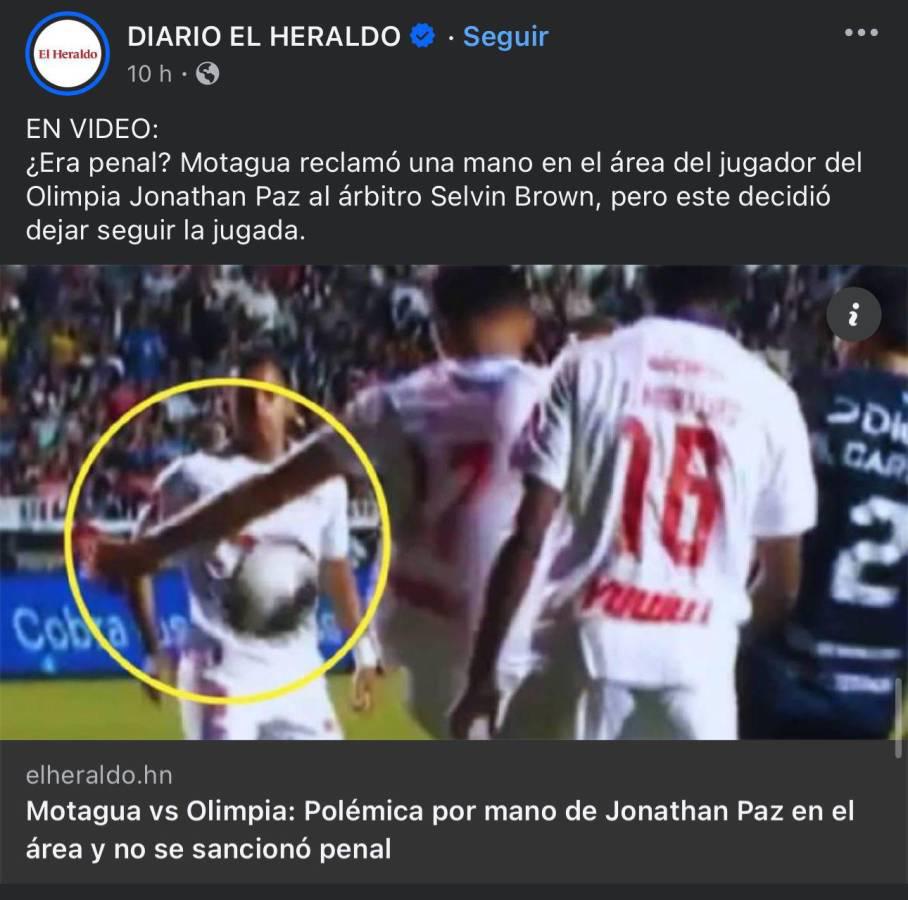 Lo que dicen medios y periodistas tras la final de ida de Motagua ante Olimpia