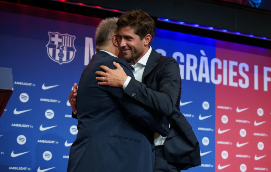 Leyendas del Barcelona presentes en despedida de Sergi Roberto: “Me hubiera gustado...”