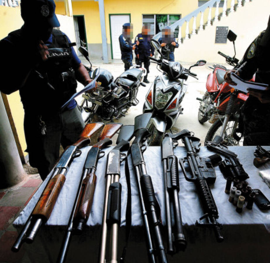 Fiscalía investiga tráfico de armas en Honduras