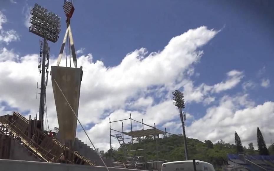 FOTOS: Así luce el Estadio Nacional con las primeras graderías instaladas ¡Hay avances!