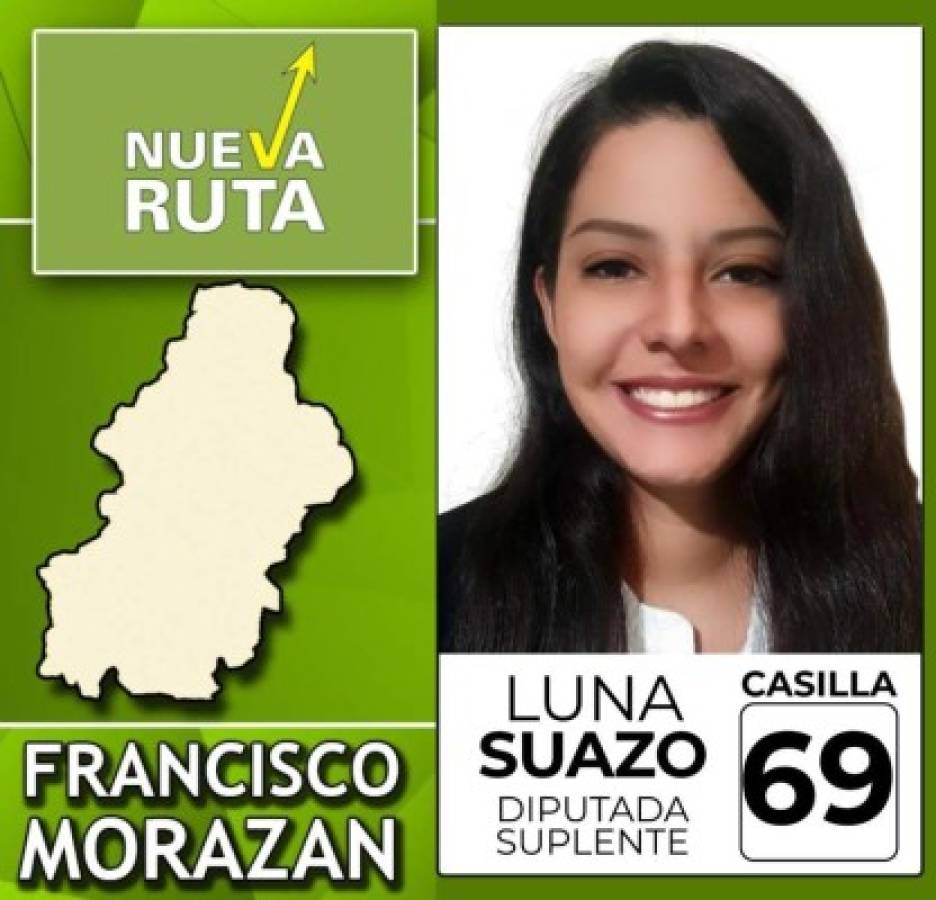 Partido Nueva Ruta: los 23 candidatos a diputados de Francisco Morazán