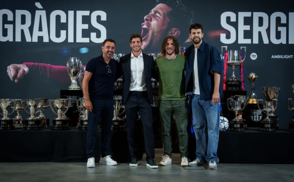 Leyendas del Barcelona presentes en despedida de Sergi Roberto: “Me hubiera gustado...”