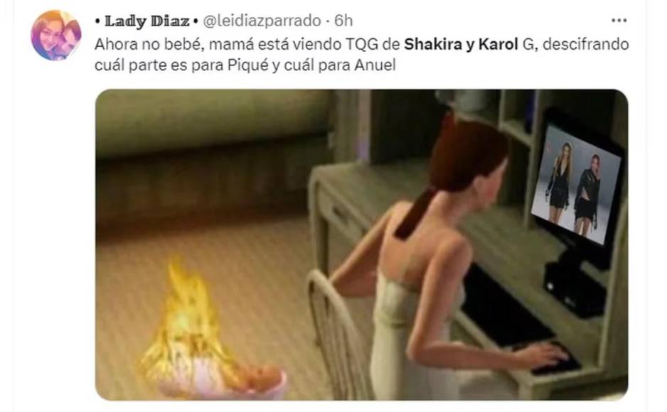 Contra Piqué y Anuel: los divertidos memes que dejó “TQG” de Shakira y Karol G