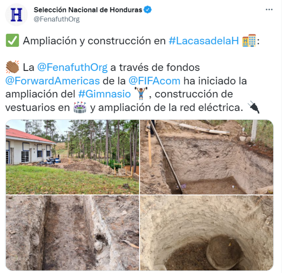 Fenafuth anuncia ampliación de gimnasio y construcción de vestuarios en sus instalaciones