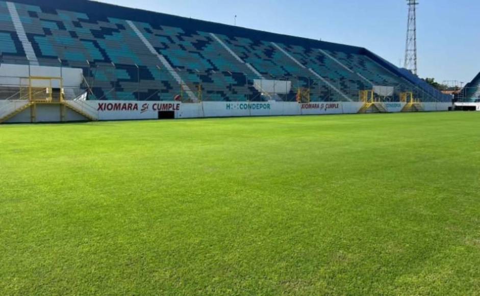 Estadio Morazán ya tiene fecha para que se juegue en la nueva grama