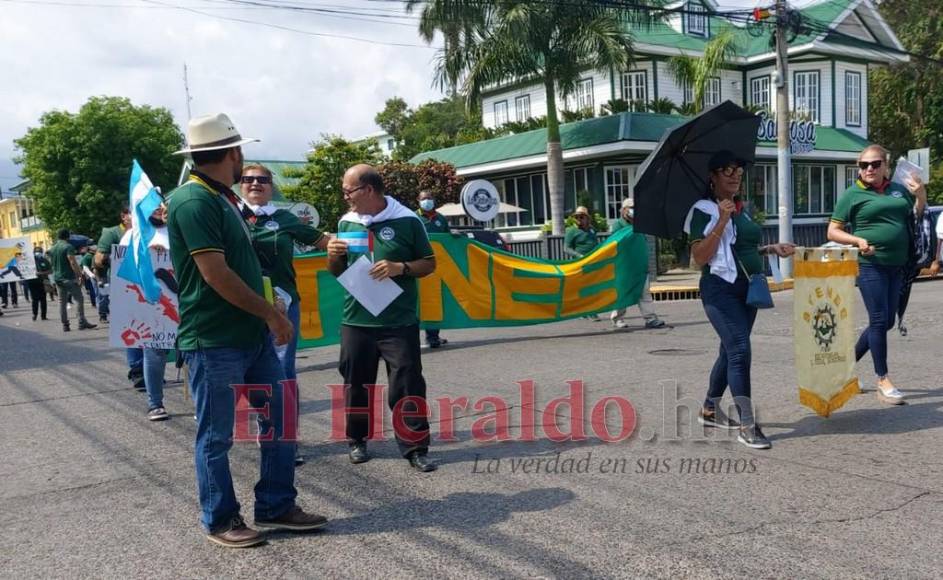 Día del Trabajador 2022: imágenes de las marchas del 1 de mayo en Honduras