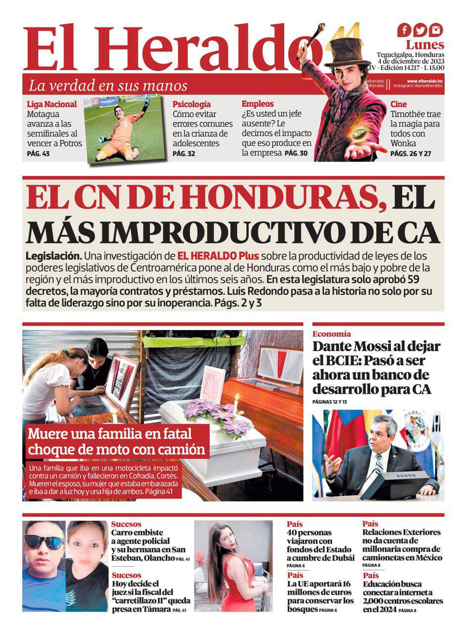 El CN de Honduras, el más improductivo de CA