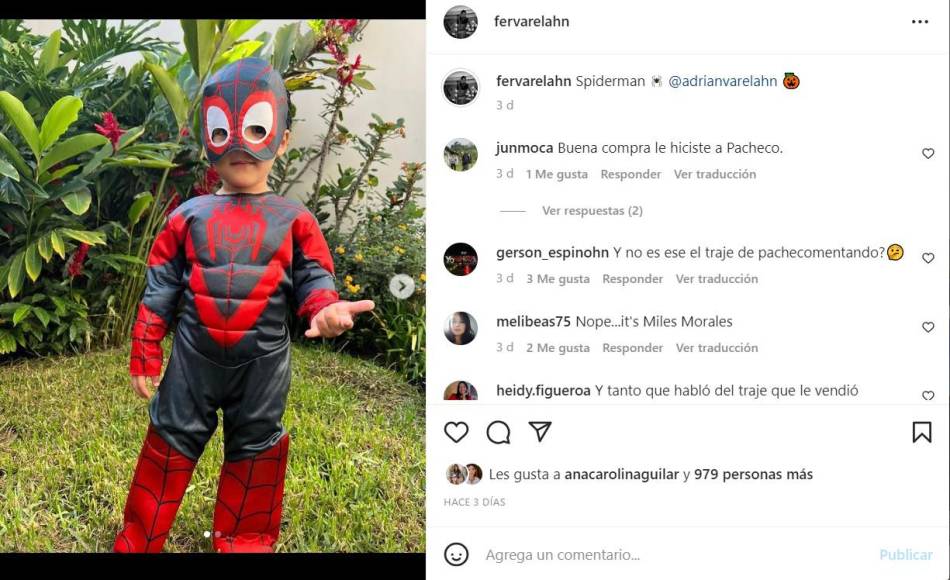 Famosos hondureños se lucieron con sus disfraces en Halloween