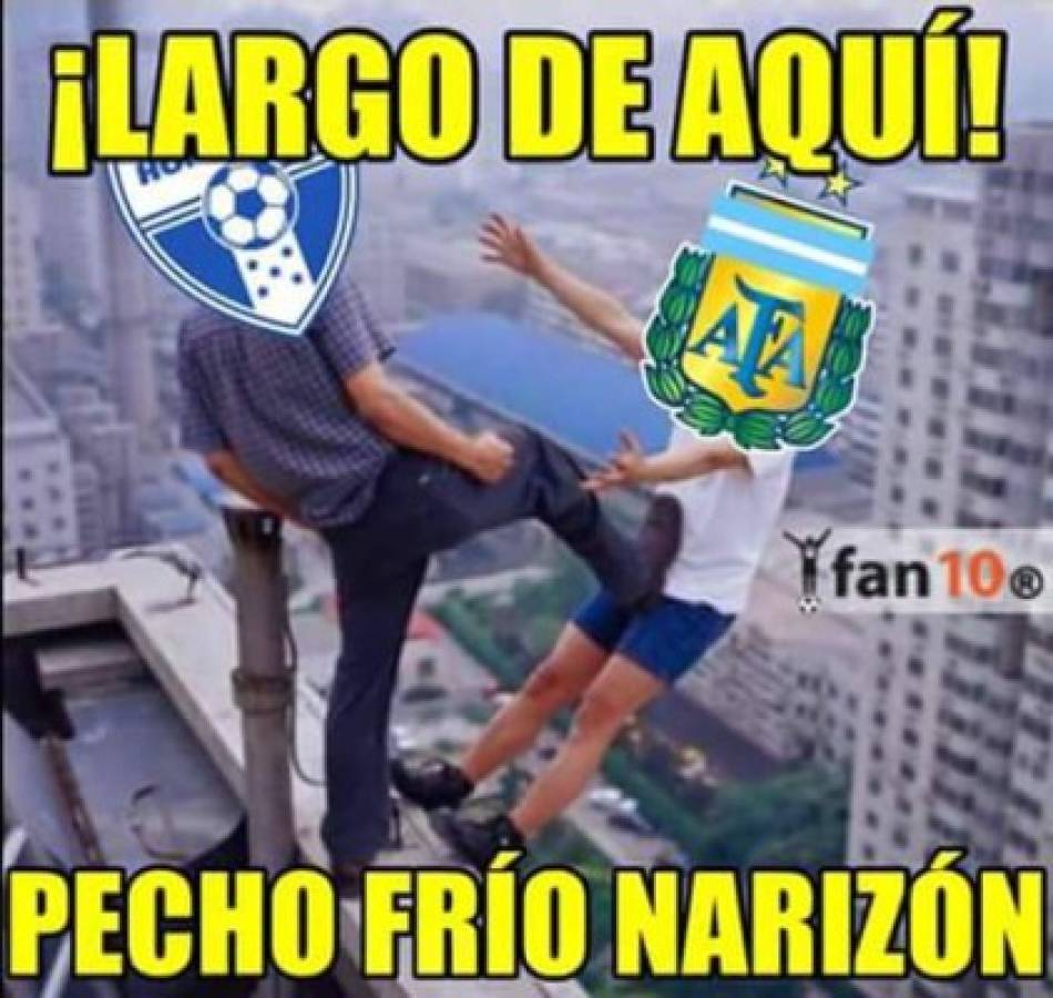 Memes de la clasificación de Honduras ante Argentina