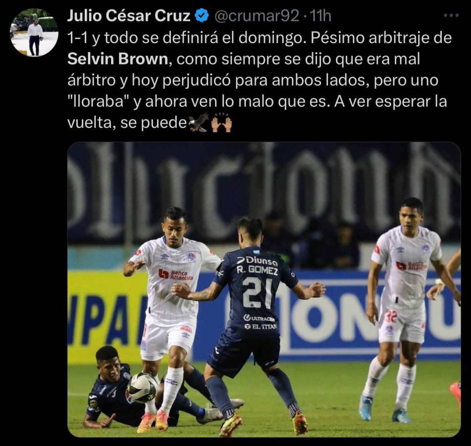 Lo que dicen medios y periodistas tras la final de ida de Motagua ante Olimpia