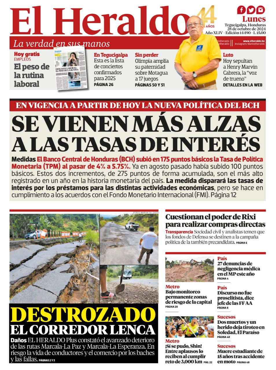 Se vienen más alzas a las tasas de interés