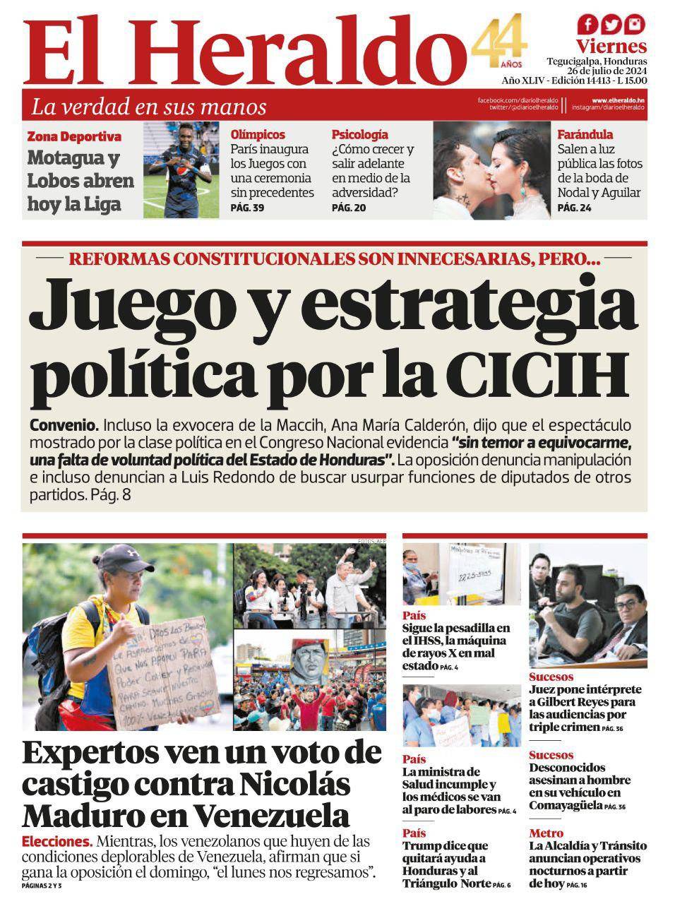 Juego y estrategia política por la CICIH