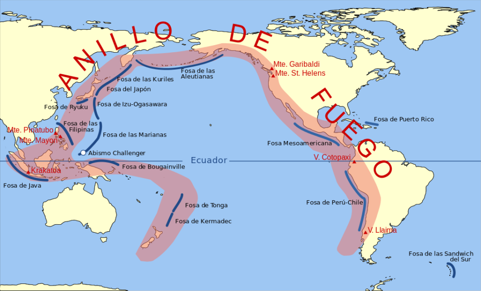 ¿Qué es el Cinturón de Fuego del Pacífico y qué pasaría si se activa?