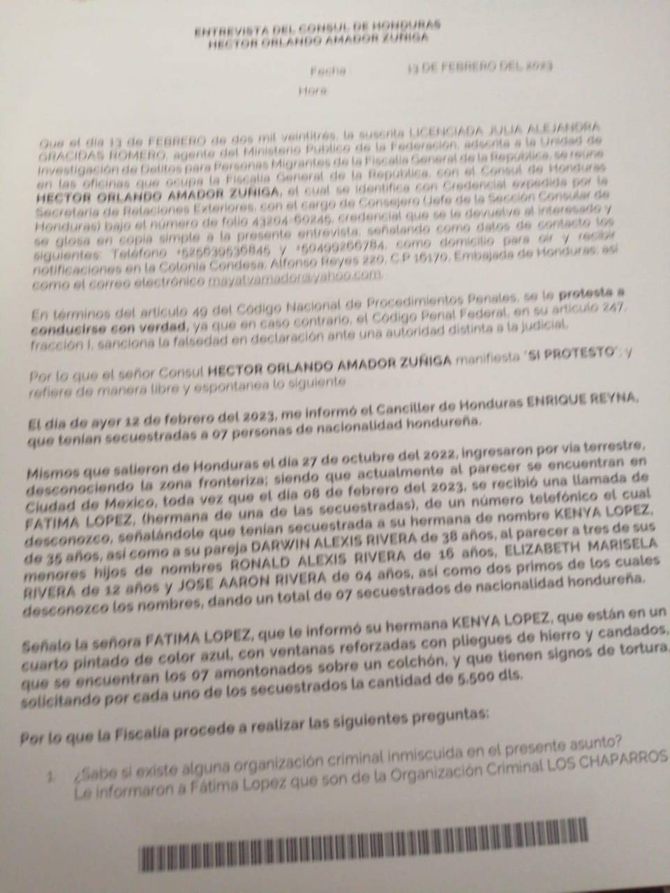 La denuncia formal ya ha sido interpuesta con lo que se espera lograr dar con los afectados.