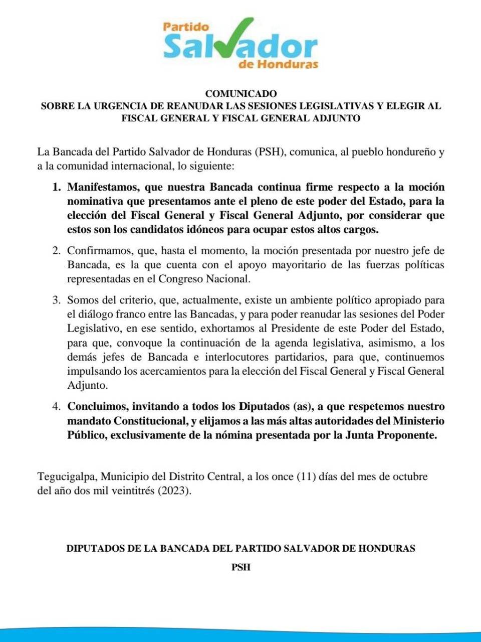 Estancados siguen consensos en elección de Fiscalía, pese a anuncio de Rasel Tomé