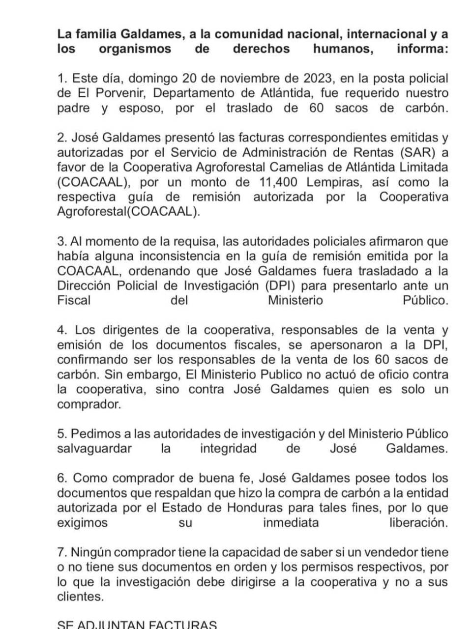 “Cooperativa es la responsable”: Familia defiende a exministro de MiAmbiente