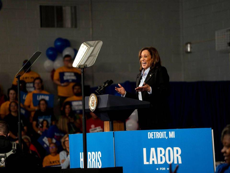 La vicepresidenta y candidata demócrata a la presidencia de Estados Unidos, Kamala Harris.