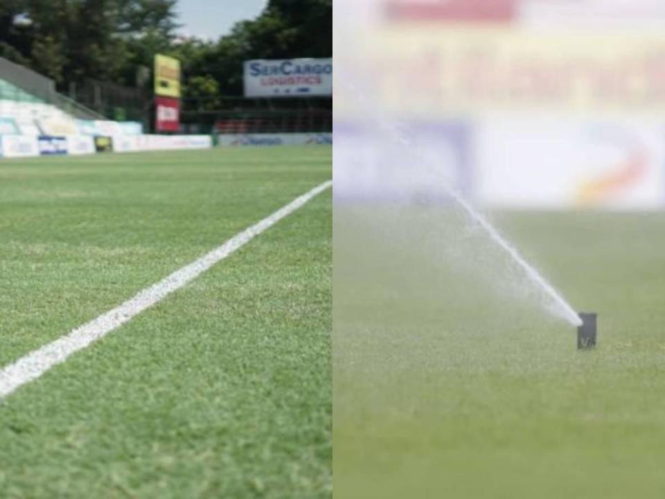 El fútbol regresó al estadio Yankel Rosenthal de San Pedro Sula con el clásico entre Marathón y Real España. ¿Cómo luce el nuevo césped?