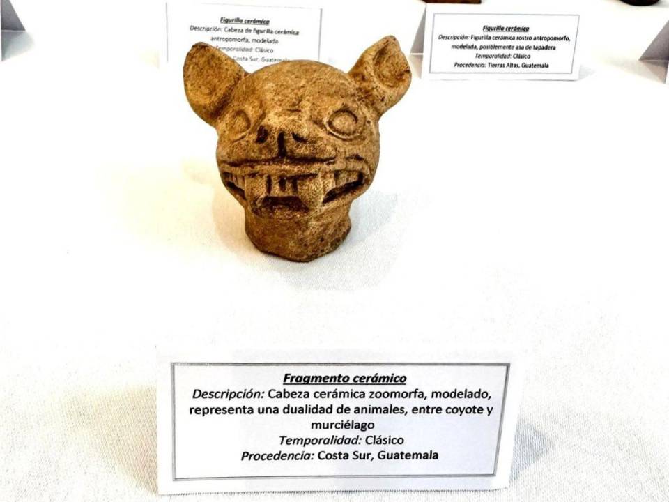 Guatemala recuperó piezas arqueológicas que fueron exportadas de forma ilegal hacia Estados Unidos hace una década.