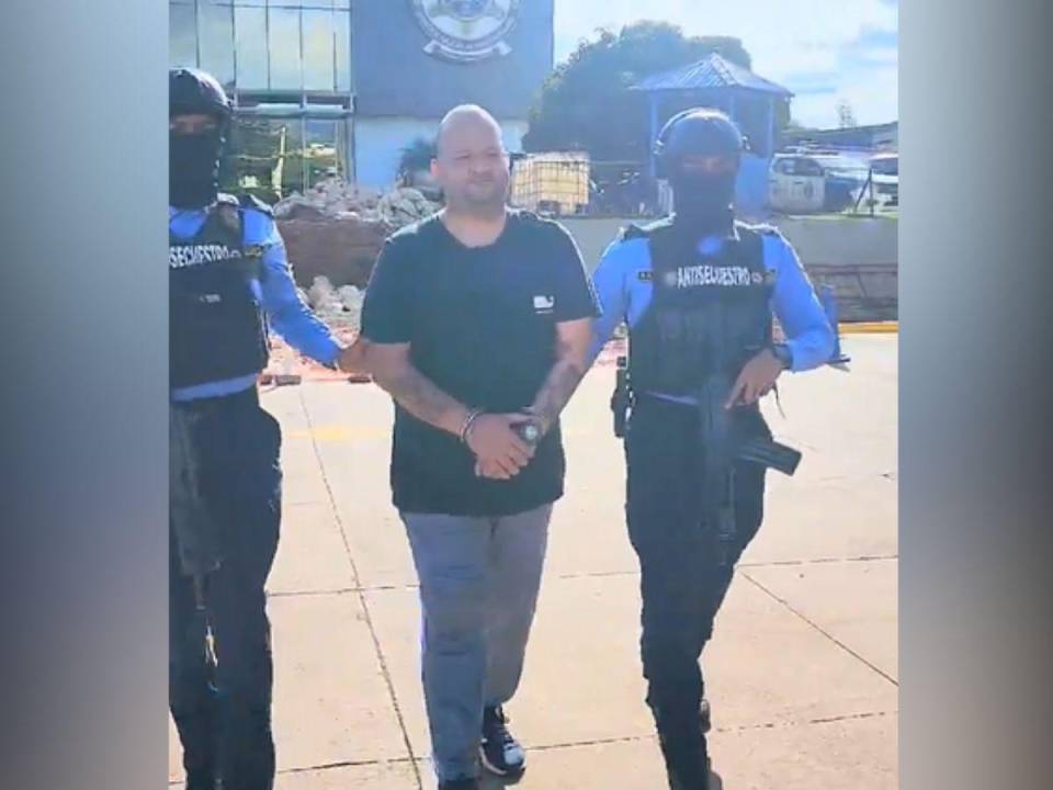 Edgardo Zúniga jr. fue detenido el sábado 20 de julio en la capital de Honduras.