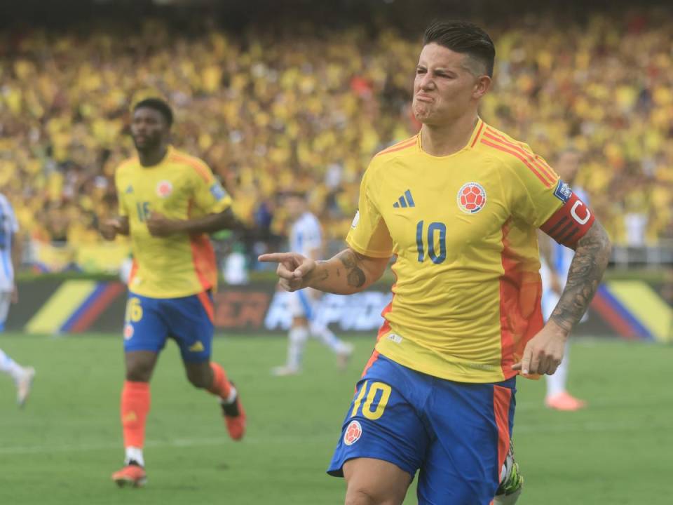 Colombia sorprende y tumba a Argentina en eliminatoria sudamericana: James encendido