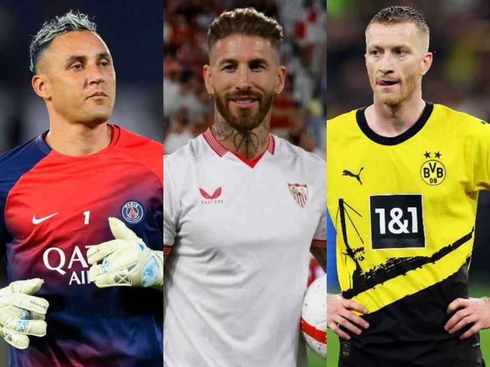 Estos son los futbolistas que están libre y pueden negociar con cualquier equipo del mundo. Keylor Navas, Sergio Ramos, Marco Reus, son algunos de los nombres en la extensa lista.