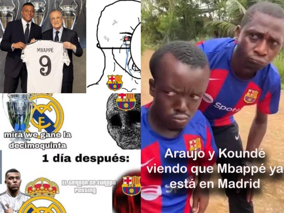 Los memes que destrozan al Barcelona por la presentación de Mbappé con Real Madrid