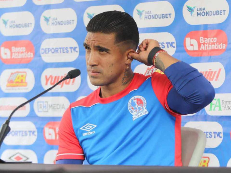 Michaell Chirinos brindó declaraciones en conferencia de prensa previo al duelo ante Olancho FC.