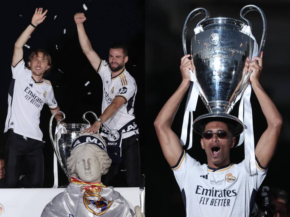 Así fue el festejo del Real Madrid en Cibeles tras conseguir la Champions League.
