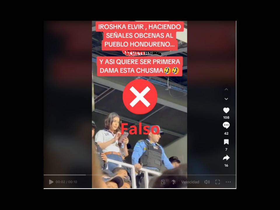 Captura de pantalla a una publicación en TikTok realizada el 12 de septiembre de 2024.