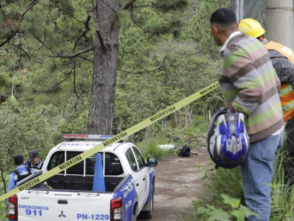Motociclista muere en accidente vial en la carretera a Danlí, El Paraíso.
