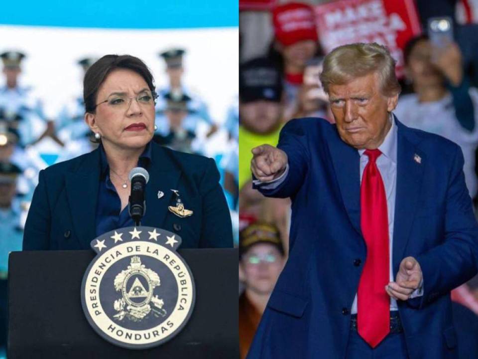 Xiomara Castro y Donald Trump podrían friccionar su relación por ideologías.