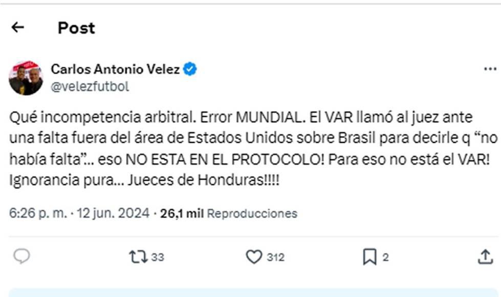 Así reaccionan medios y periodistas tras error de Said Martínez en el EEUU-Brasil