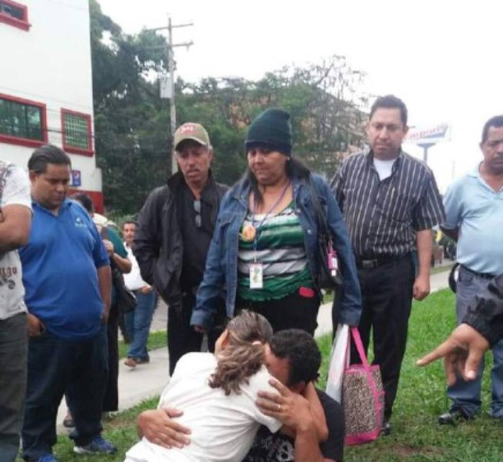 San Pedro Sula: Video graba cuando bus atropella a niña de dos años