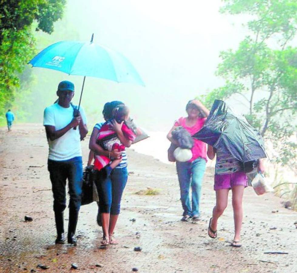 Más de 10 mil personas afectadas producto de las lluvias en el norte