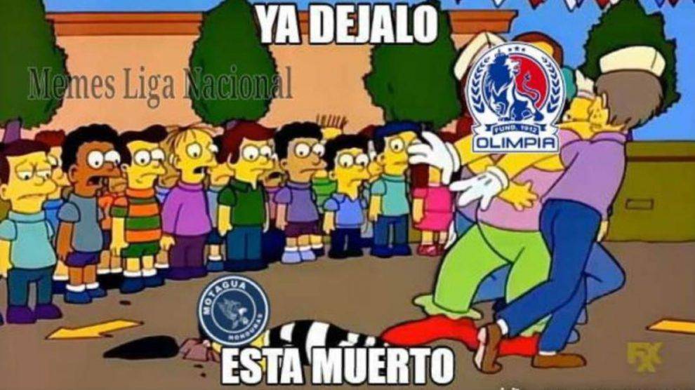 Los mejores memes que dejó el triunfo de Olimpia sobre Motagua