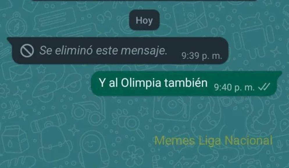 Los memes tras eliminación de Olimpia nuevamente de Copa Centroamericana