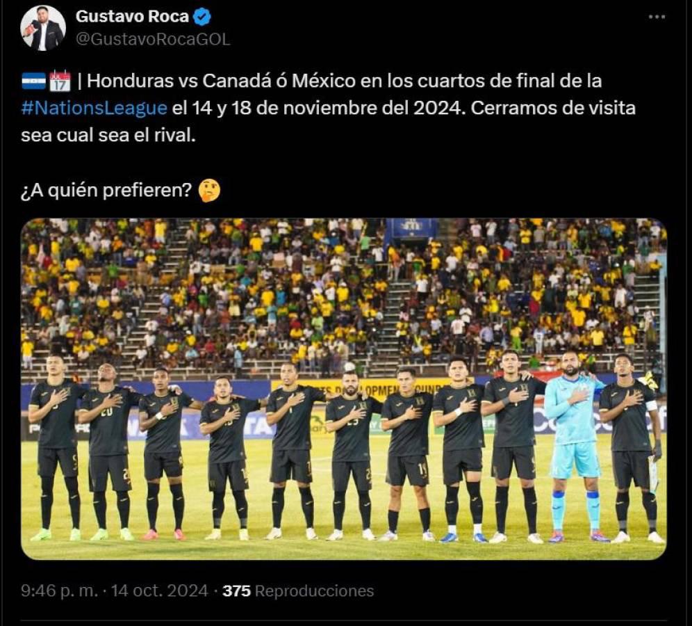 Reacción de la prensa tras clasificación de Honduras a cuartos de final de Nations League