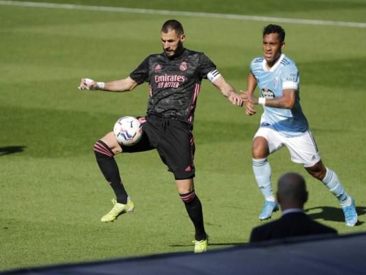 Real Madrid se impone 3-1 al Celta con doblete de Benzema 