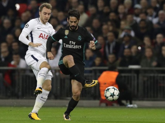 Tottenham derrotó 3-1 al Real Madrid en el duelo de Champions League