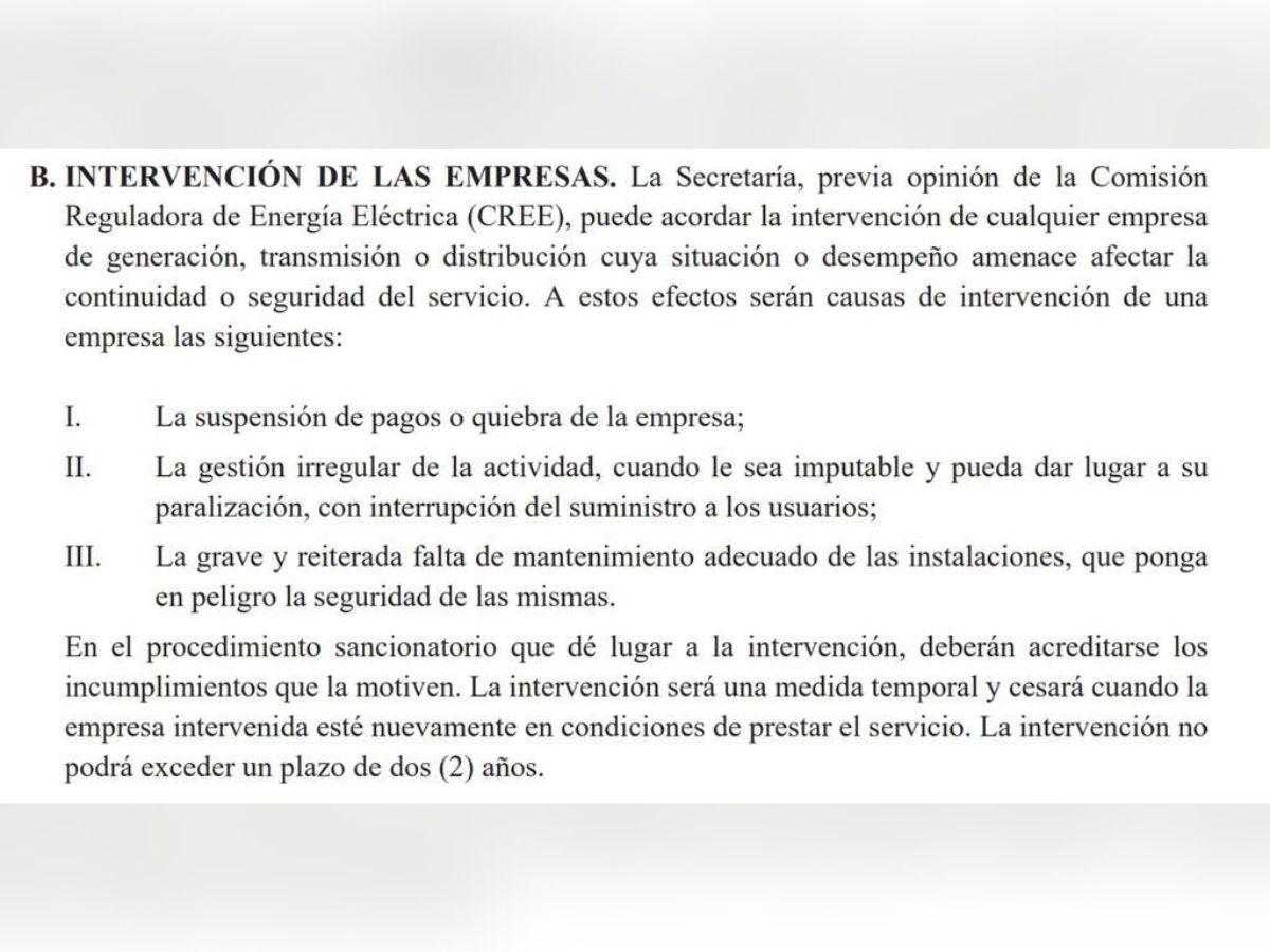 $!Empresa distribuidora de energía en Guanaja fue intervenida, no expropiada